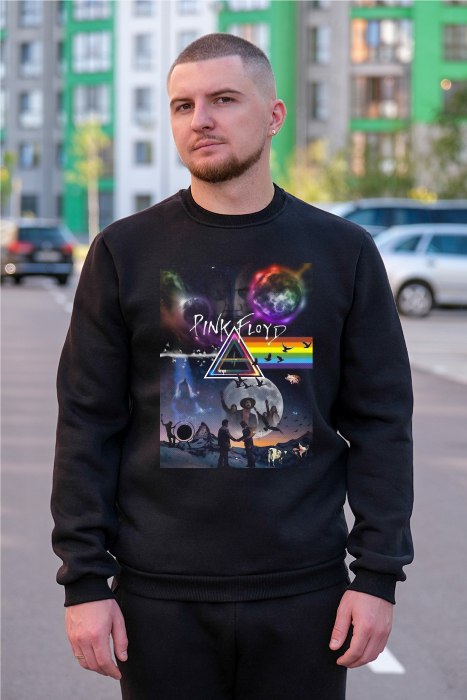 Світшот тринитка футер Pink Floyd 3 S - XL